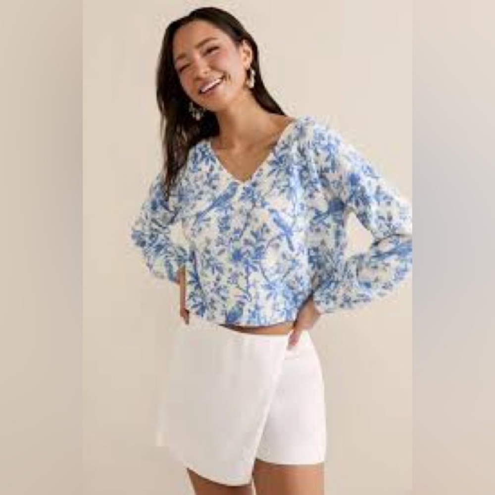 Francesca’s Bettie Postcard Print Sweatshirt - Picture 8 of 8